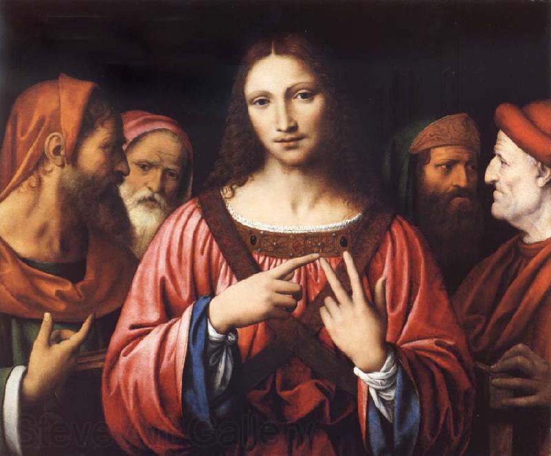 LUINI, Bernardino Christ among the Doctors Spain oil painting art